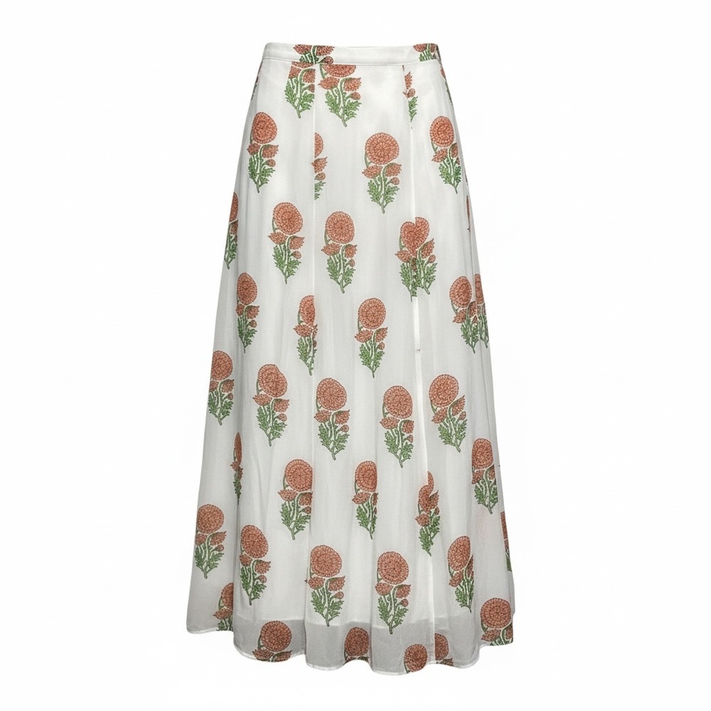 Ash & Eden floral cottagecore wrap maxi skirt. Size Large